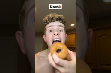 The BEST way to eat a Krispy Kreme glazer! (Food Hack)