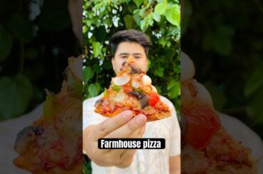 Market Vs Homemade pizza || Farmhouse pizza recipe