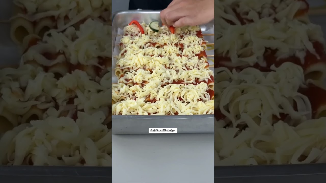 Baked pasta cheese snacks that are surprisingly easy#recipe #viralvideo #trending #youtubeshorts Baked pasta cheese snacks that are surprisingly easy#recipe #viralvideo #trending #youtubeshorts