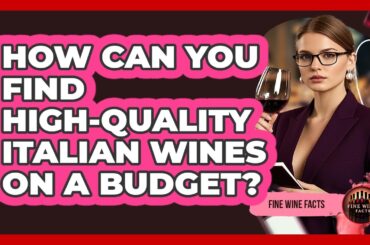 How Can You Find High-quality Italian Wines On A Budget? - Fine Wine Facts