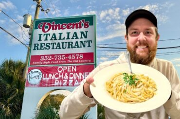 Huge Portion Sizes at Vincent’s Italian Restaurant