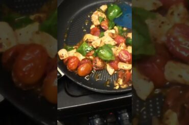 Pasta Chicken mozzarella #food