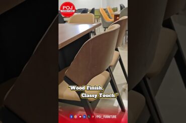 “Stylish Wooden Finish Dining Table for Modern Homes | POJ Furniture Collection” #yt #shorts