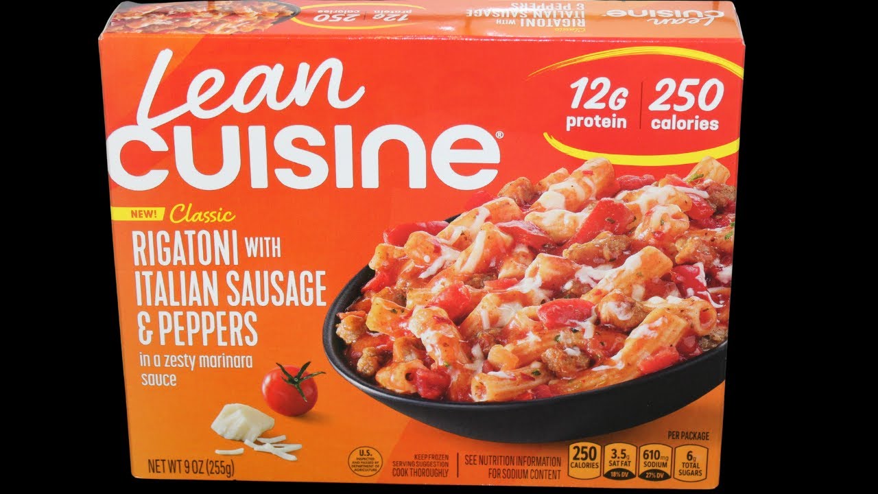 Lean Cuisine Rigatoni with Italian Sausage & Peppers Review Lean Cuisine Rigatoni with Italian Sausage & Peppers Review