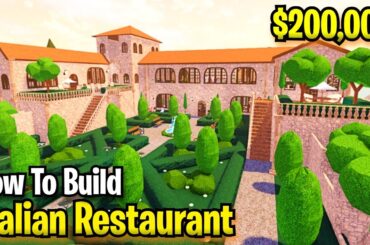 Restaurant Tycoon 3 ll 5 STAR Italian Restaurant Design Idea (Tutorial) ll Roblox