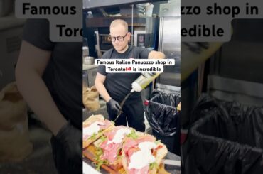 Famous Italian Sandwich Shop in Toronto is INCREDIBLE!