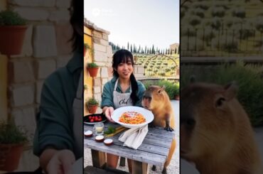 Caper cooks Italian food!