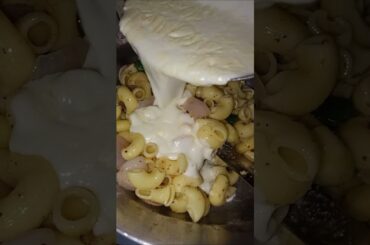White Sauce Pasta Recipe #shorts #shots #pasta