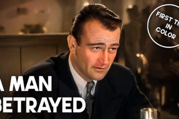 A Man Betrayed | Classic John Wayne Movie in Color