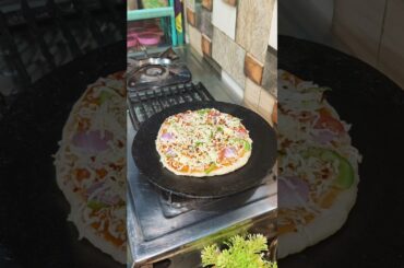 instant Pizza recipe without oven no yeast instant Pizza dough #youtubeshorts #pizza #shorts