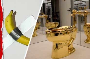 Italian Artist Viral for Duct-Taped Banana is Auctioning a Functioning 18-Karat Gold Toilet