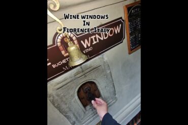Did the wine window challenge in Florence, Italy #italy #europeantravel #florence #wine #travel