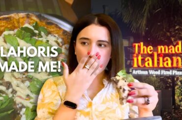 My Lahori friends made me try Mad Italian Restaurant | Lahore Food Review