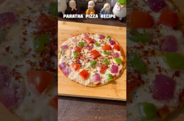 Healthy Pizza Paratha #shorts #recipe #pizza #trending #viralvideo #shortsfeed #cooking #shortvideo