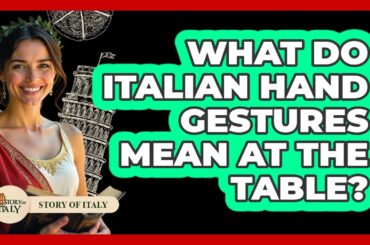 What Do Italian Hand Gestures Mean At The Table? - Story Of Italy