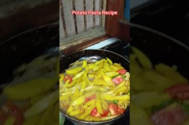 Potato Past || Pasta Recipe || How to make pasta #cooking #food #viral #shorts