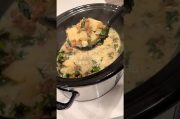 My favorite soup in the slow cooker #delicious #recipe #cozy