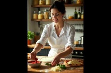 AI Pizza Art | Beautiful Italian Cooking Animation