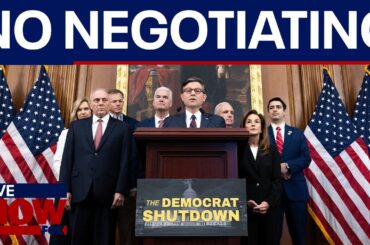 Speaker Johnson calls government shutdown day 37 'shameful'