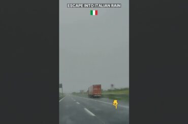 Soothing Rainy Italian Drive