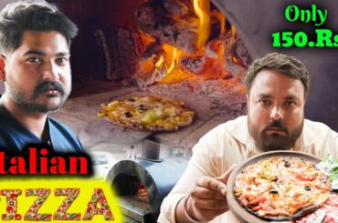 Italian Wood Fired Pizza | Rs.150 | In Ludhuiana | Street Food Indian | @foodeystreet