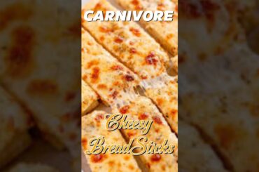 Carnivore Cheesy Bread Recipe | Zero-Carb Ready in 20 Minutes! #Carnivore #BreadSticks #Ketovore