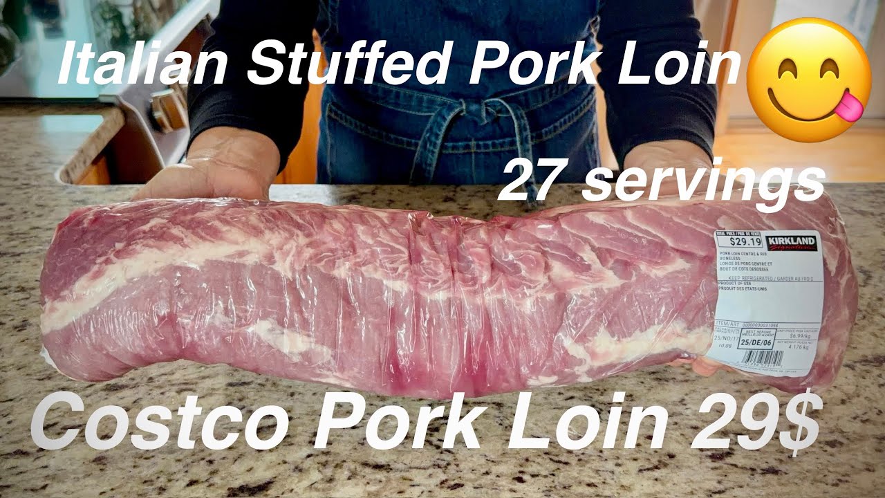 Costco Pork Loin / Costco 2025 / Costco Meat / Italian Stuffed Pork Loin / Pork Loin Recipe / ASMR Costco Pork Loin / Costco 2025 / Costco Meat / Italian Stuffed Pork Loin / Pork Loin Recipe / ASMR
