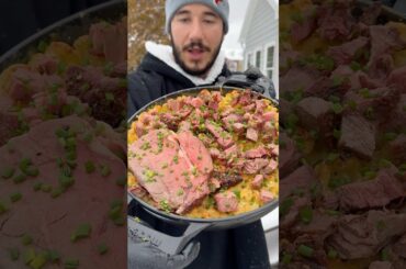 Mac and Cheese and Steak