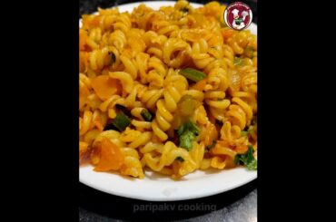 5 Minutes masala Pasta Recipe | Indian style masala Pasta | @paripakv3477 #youtubeshorts #shorts