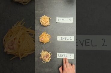 We react to THREE LEVELS of CARBONARA  @letsKWOOWK