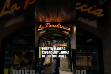 La parolaccia en puerto madero #argentina #food #comida #restaurant #italy #pasta #viral #shorts