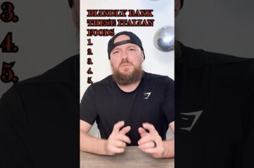 Blindly Rank These Italian Foods#siblingsandadesk #ranked #italy #food #challenge #shorts