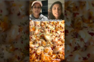Smriti Mandhana Favourite Italian Food #youtubeshorts #foodblogger #smritimandhana