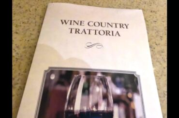 California Adventure Park Wine Country Trattoria Restaurant, Dinner Review ~ Performance Corridor