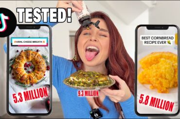 I Tested VIRAL TIKTOK RECIPES, so you don't have to (HOLIDAY RECIPE EDITION)