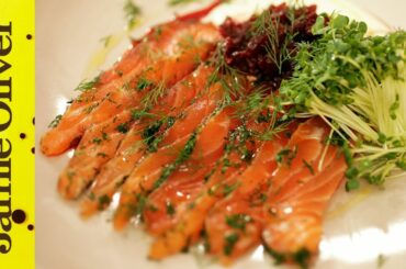Jamie's Perfect Party Food : Salmon Gravadlax