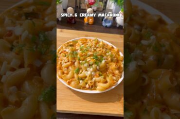 Spicy and creamy macaroni recipe #shorts #recipe #macaroni #pasta #trending #viral #shortvideo #food
