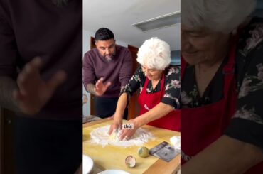 How to make handmade fettuccini from scratch. #authenticitalianrecipes #pastarecipe #nonna