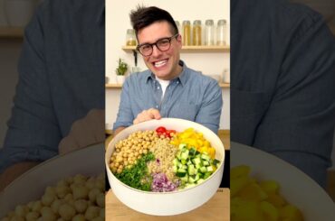 Chickpea Quinoa Salad (20 min lunch idea)