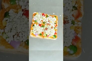 Bread pizza | homemade pizza recipe #pizza #breadpizza #food #foodblogger