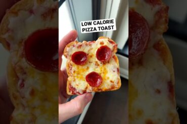 Low Calorie Pizza Toast #shorts