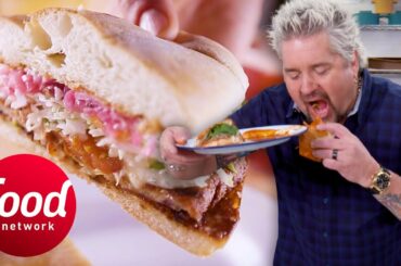 "This Might Be The Best Vegetarian Mexican Torta I've Ever Head" | Diners, Drive-Ins & Dives