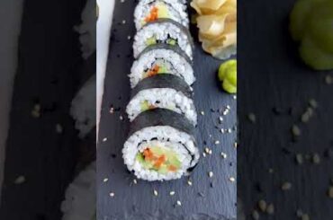 Avocado Sushi Rolls  #shorts