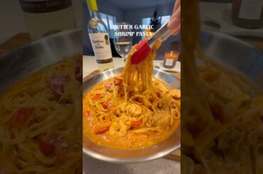 BUTTER GARLIC SHRIMP PASTA |#cooking  #recipe #italian #food