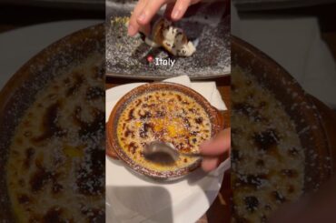 Italy Part4: Food #cremebrulee #carbonara #pasta #parmesan #tiramisu  #mozarella #cheese #shorts