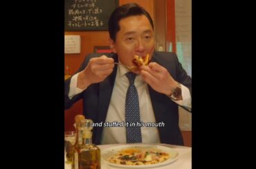 Uncle Mike eats at a Italian Pizza restaurant #shorts