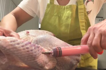 TURKEY INFUSED WITH  RED ITALIAN  WINE