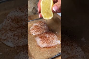 Roasted Cod on Sweet Potato with Peas and Chorizo #cooking