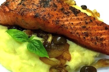 Restaurant-Style Pan Seared Salmon /  Salmon Recipe