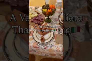 An Italian thanksgiving! #sustainablestyle #fashion #italianfood #italiancooking